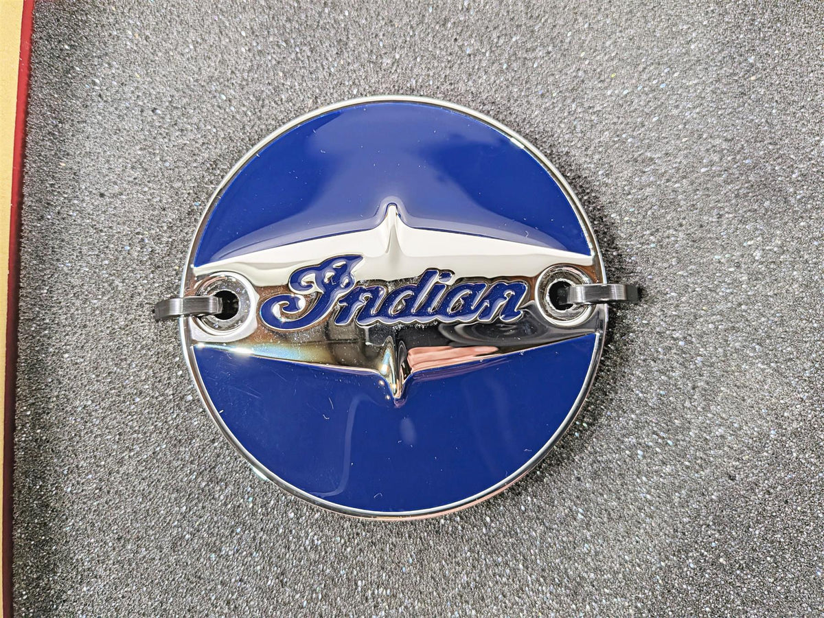 2015 Indian Chieftain Pinacle Cam Cover Springfield Blue + Original Box 2879564-Mototech271
