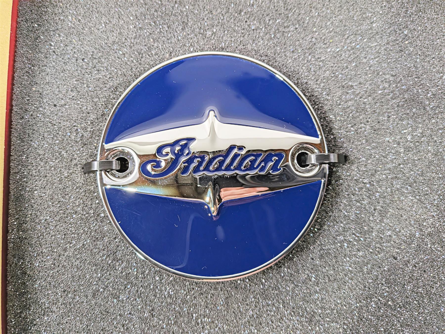 2015 Indian Chieftain Pinacle Cam Cover Springfield Blue + Original Box 2879564-Mototech271