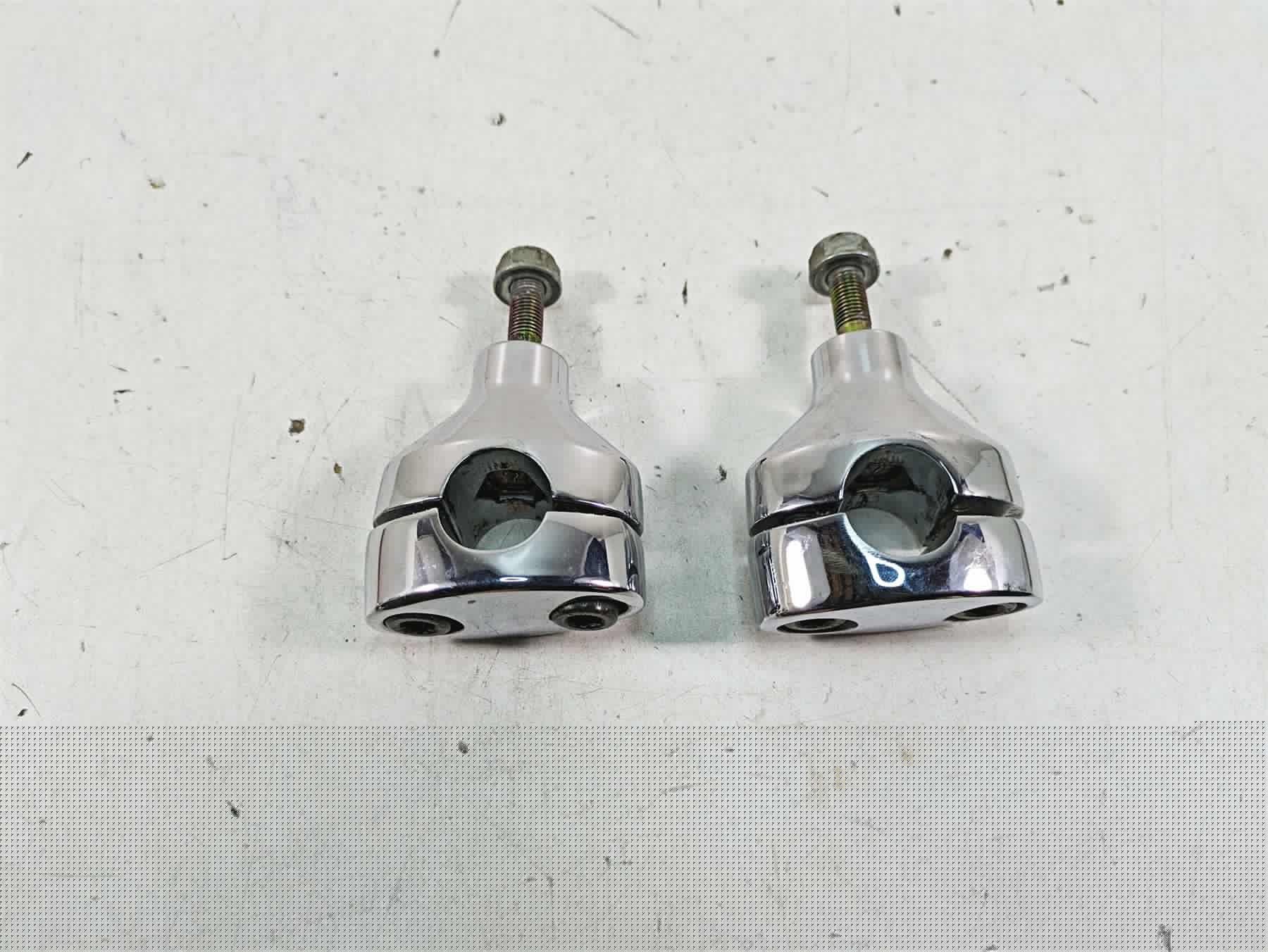 1997 Kawasaki VN1500 Vulcan Handlebar Risers Chrome Mounts 46012-1272 | Mototech271
