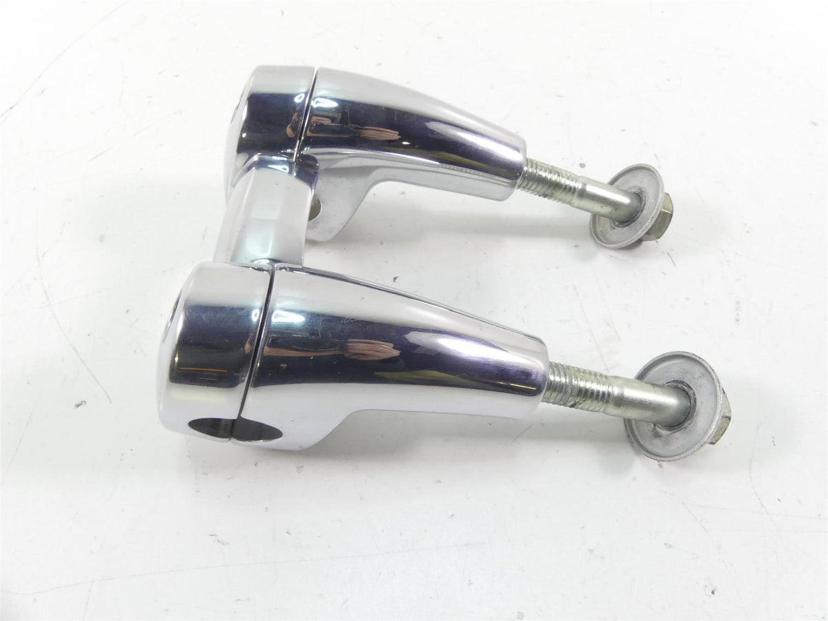 2015 Harley FLD Dyna Switchback Handlebar Chrome Riser Holder Set 55900005 {{ shop.shopifyCountryName }} - Mototech271