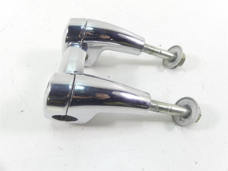 2015 Harley FLD Dyna Switchback Handlebar Chrome Riser Holder Set 55900005 {{ shop.shopifyCountryName }} - Mototech271