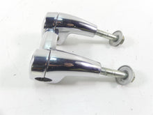 Load image into Gallery viewer, 2015 Harley FLD Dyna Switchback Handlebar Chrome Riser Holder Set 55900005 | Mototech271
