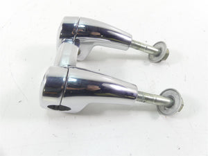 2015 Harley FLD Dyna Switchback Handlebar Chrome Riser Holder Set 55900005 | Mototech271