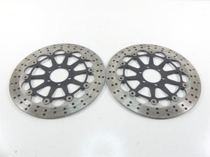 2007 Ducati Sport Classic GT1000 Front Brake Rotor Disc Set 49240291A