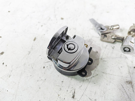 2002 Harley FLSTC Softail Heritage Ignition Switch Steering Lock 2 Keys 71313-96 {{ shop.shopifyCountryName }} - Mototech271