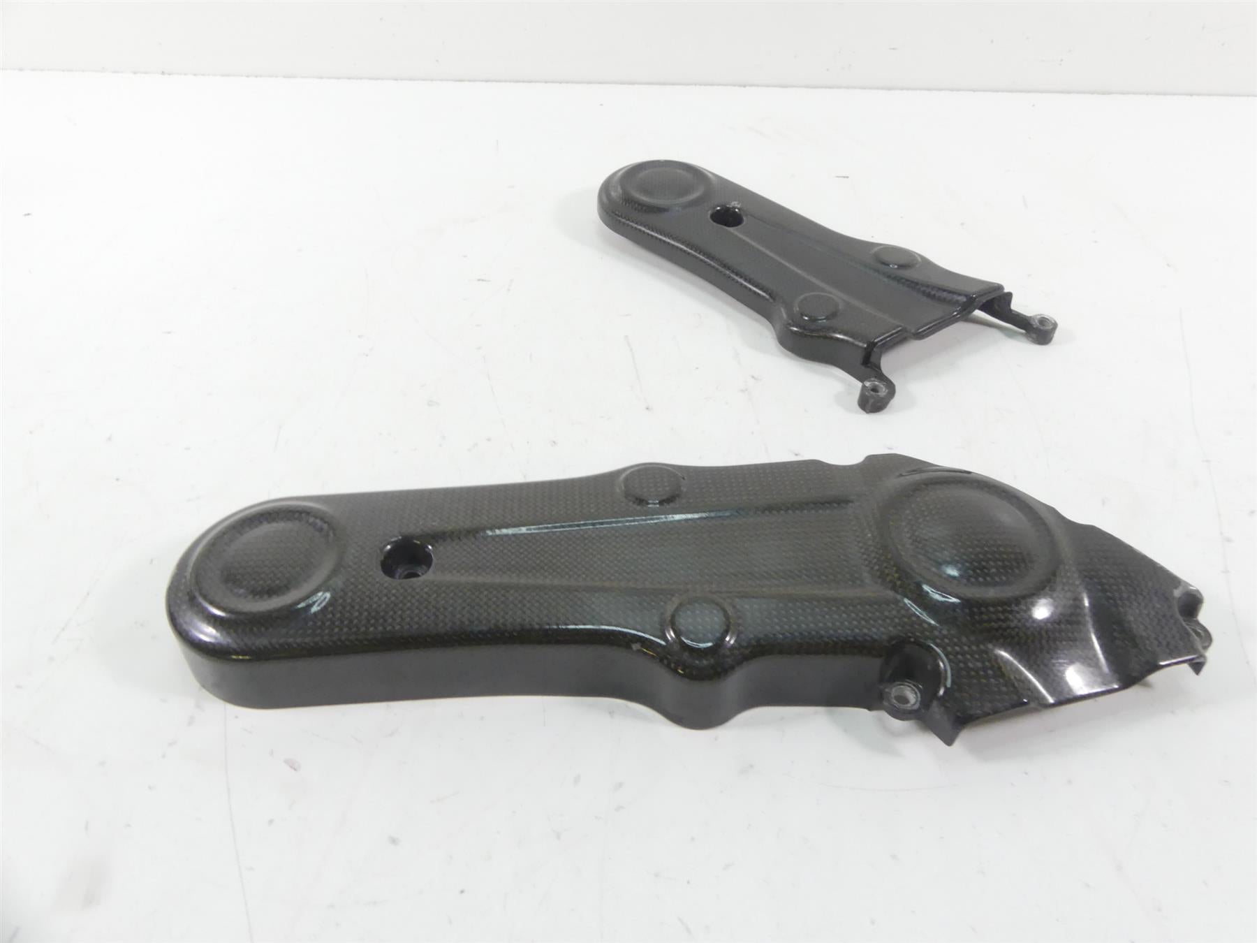 2011 Ducati Hypermotard 1100 SP Carbon Fiber Timing Belt Cover Set 24511041A {{ shop.shopifyCountryName }} - Mototech271