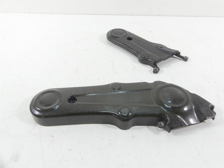 2011 Ducati Hypermotard 1100 SP Carbon Fiber Timing Belt Cover Set 24511041A {{ shop.shopifyCountryName }} - Mototech271
