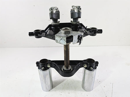 2007 Harley Touring FLHTCU SE CVO E-Glide Upper Lower Triple Tree Set 45446-87A {{ shop.shopifyCountryName }} - Mototech271