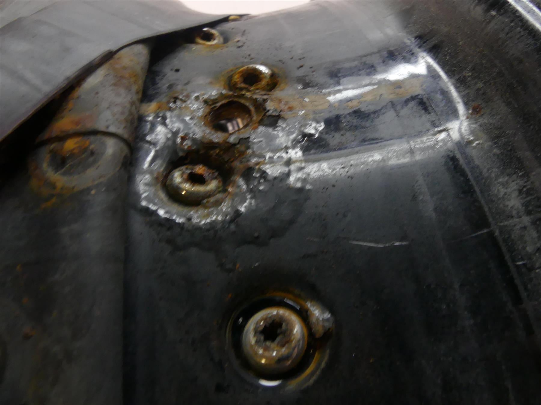 2008 Harley Softail FLSTSB Cross Bones Rear 17x6 Spoke Wheel Rim 44936-08 {{ shop.shopifyCountryName }} - Mototech271