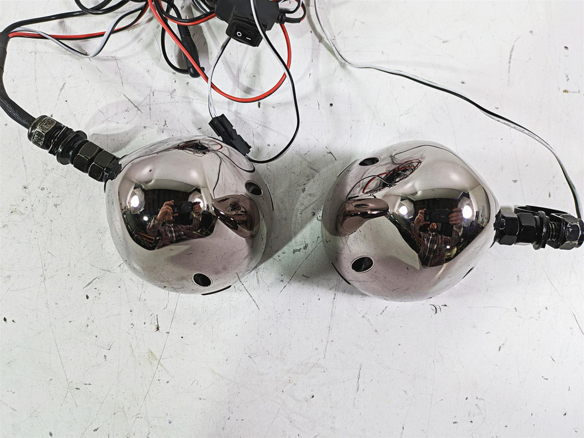 2002 Honda VTX1800 Retro Front Handlebar Speaker Set {{ shop.shopifyCountryName }} - Mototech271