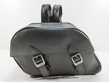 2011 Triumph America Large Saddlebag Saddle Bags Set A9520019 {{ shop.shopifyCountryName }} - Mototech271