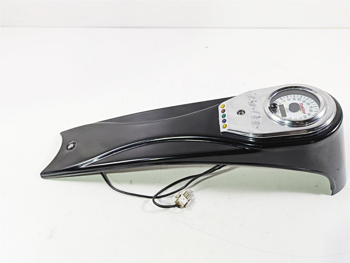 2002 Big Dog Pitbull Speedometer Gauge & Mount Tank Panel Set 15K {{ shop.shopifyCountryName }} - Mototech271