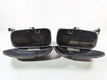 Load image into Gallery viewer, 2012 Harley Softail FLSTF Fat Boy Saddlebag &amp; Mounts Leather Hard Bags 53061-00B
