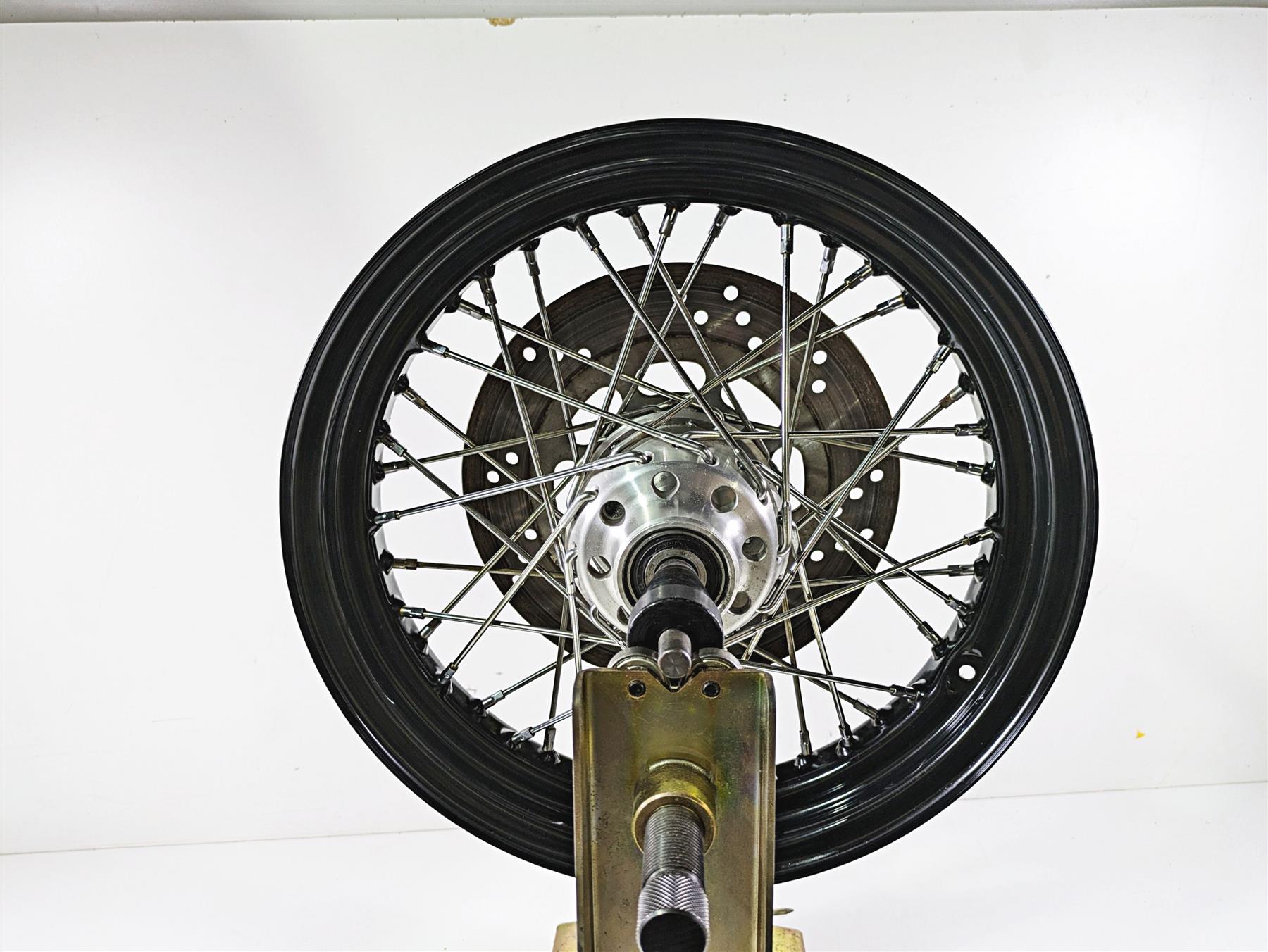 2009 Harley FLSTSB Cross Bones 16x3 Front Wheel Rim - Read 44937-08 {{ shop.shopifyCountryName }} - Mototech271