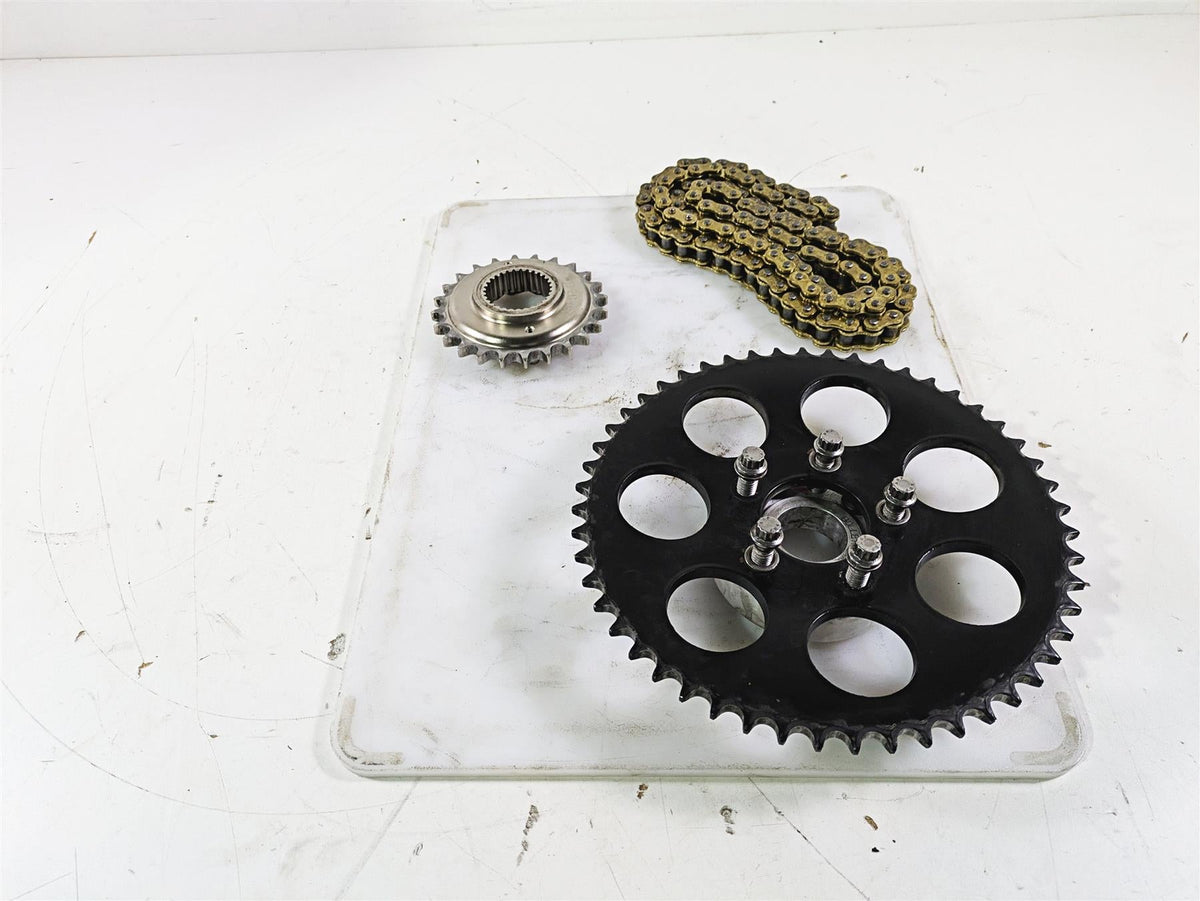 2015 Harley FXDL Dyna Low Rider Bulletproof Chain Sprocket Kit 24T 51T PBT 303 {{ shop.shopifyCountryName }} - Mototech271