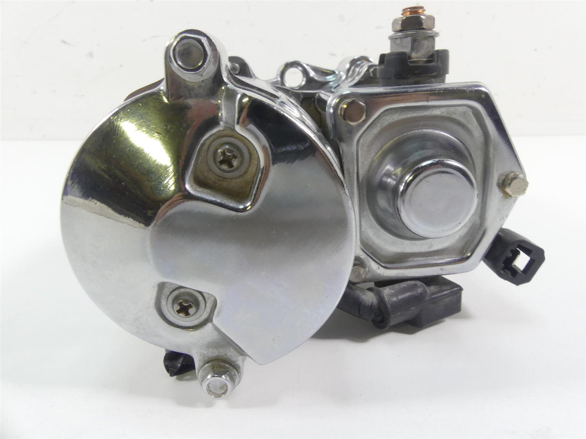 2008 Harley Softail FLSTSB Cross Bones Chrome Engine Starter Motor 31618-06A {{ shop.shopifyCountryName }} - Mototech271