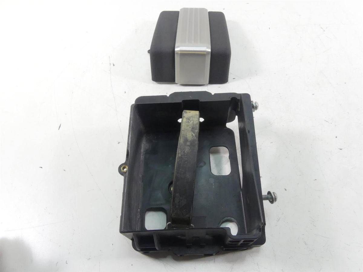 2009 Harley FXDF Dyna Fat Bob Battery Tray & Black Wrinkle Cover 70379-06B {{ shop.shopifyCountryName }} - Mototech271