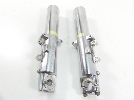 2009 Harley FLHTCU SE4 CVO E-Glide Chrome Front Fork Lower Tube Set 45500169 {{ shop.shopifyCountryName }} - Mototech271