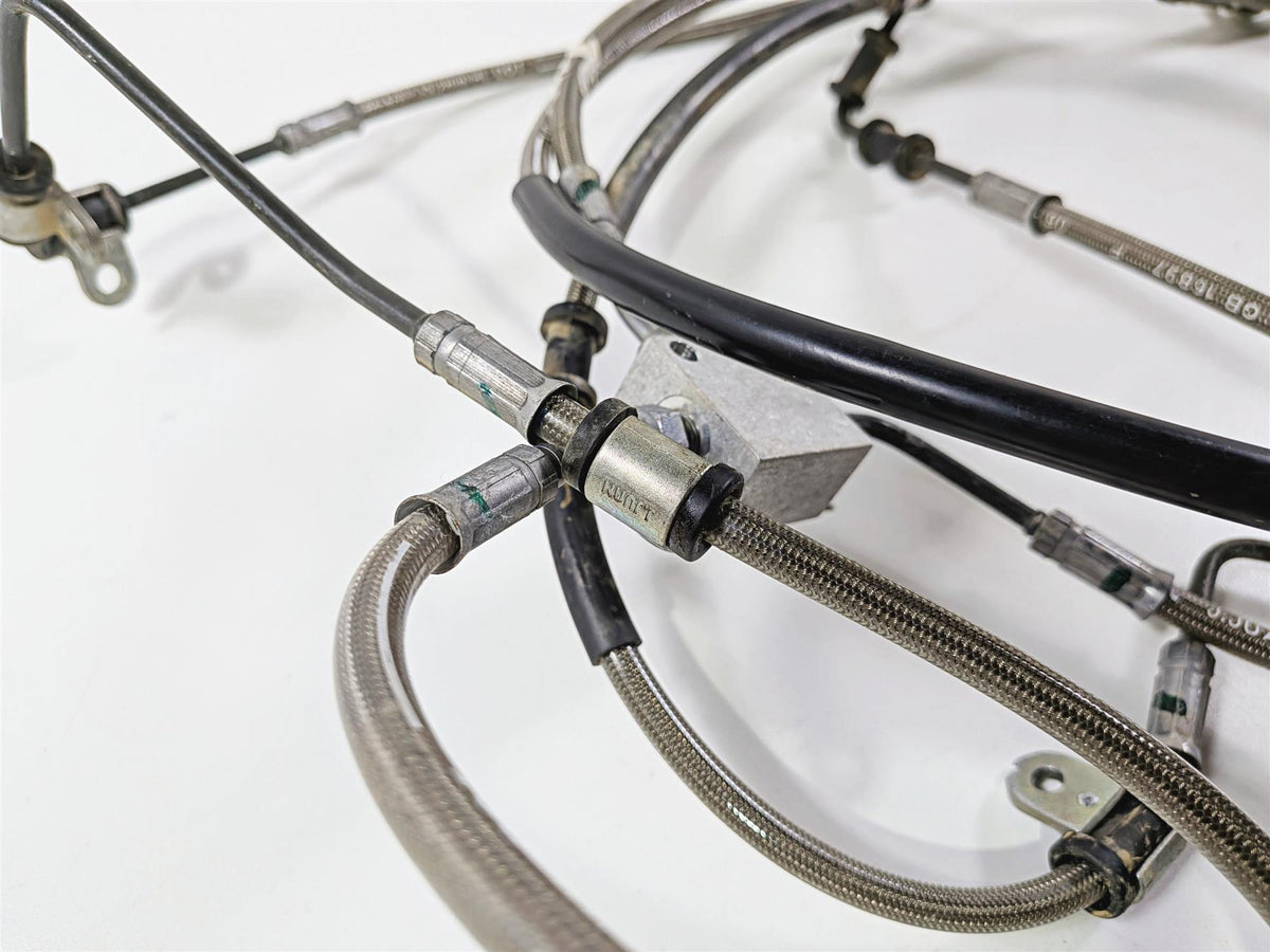 2022 Polaris RZR Turbo R Ultimate Flexible Rear Brake Line Set 1913980 1913981-Mototech271