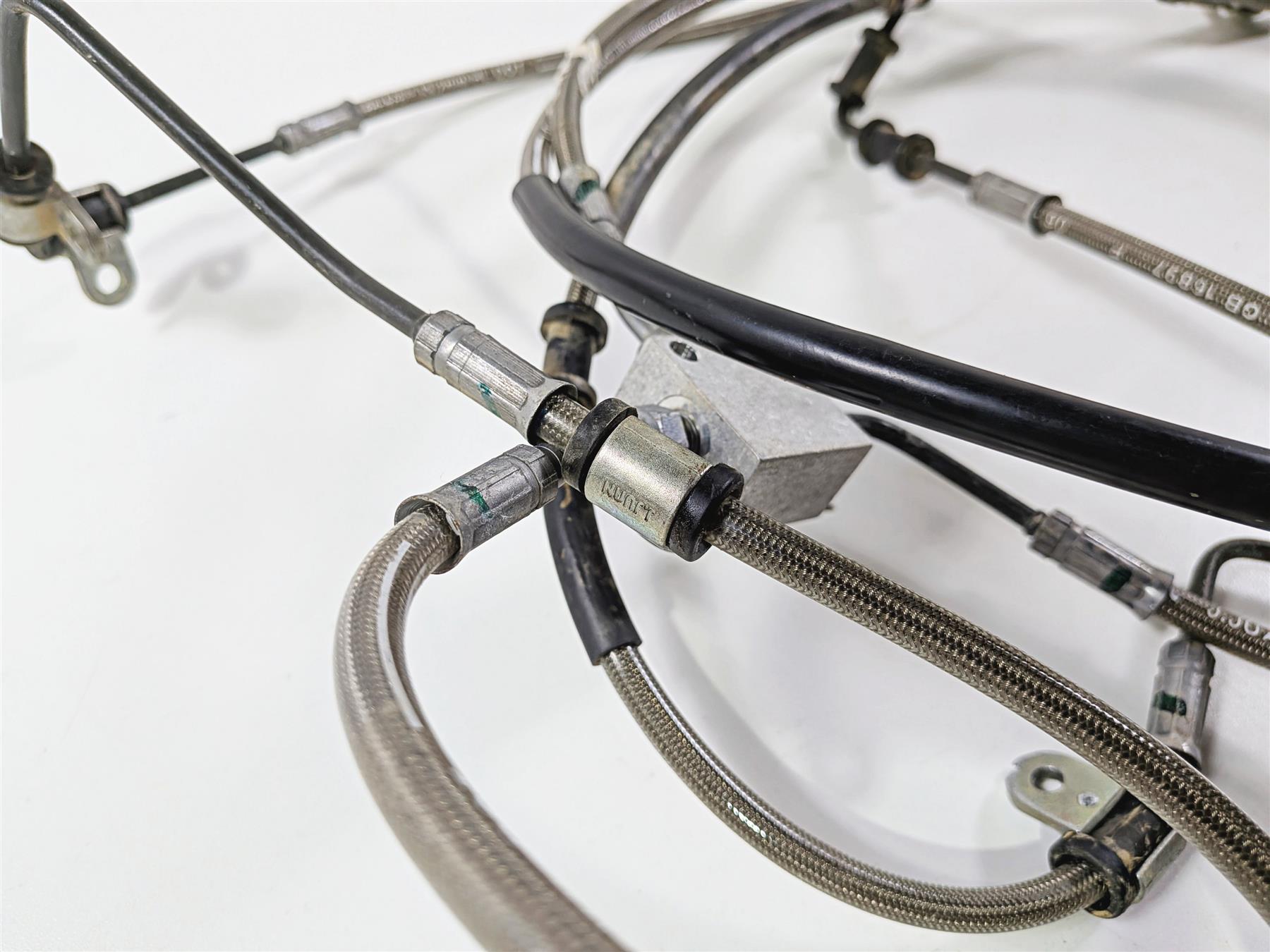 2022 Polaris RZR Turbo R Ultimate Flexible Rear Brake Line Set 1913980 1913981-Mototech271