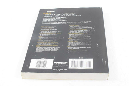 Clymer BMW R1100 R850 1993-1998 Service Repair Maintenance Manual Book {{ shop.shopifyCountryName }} - Mototech271