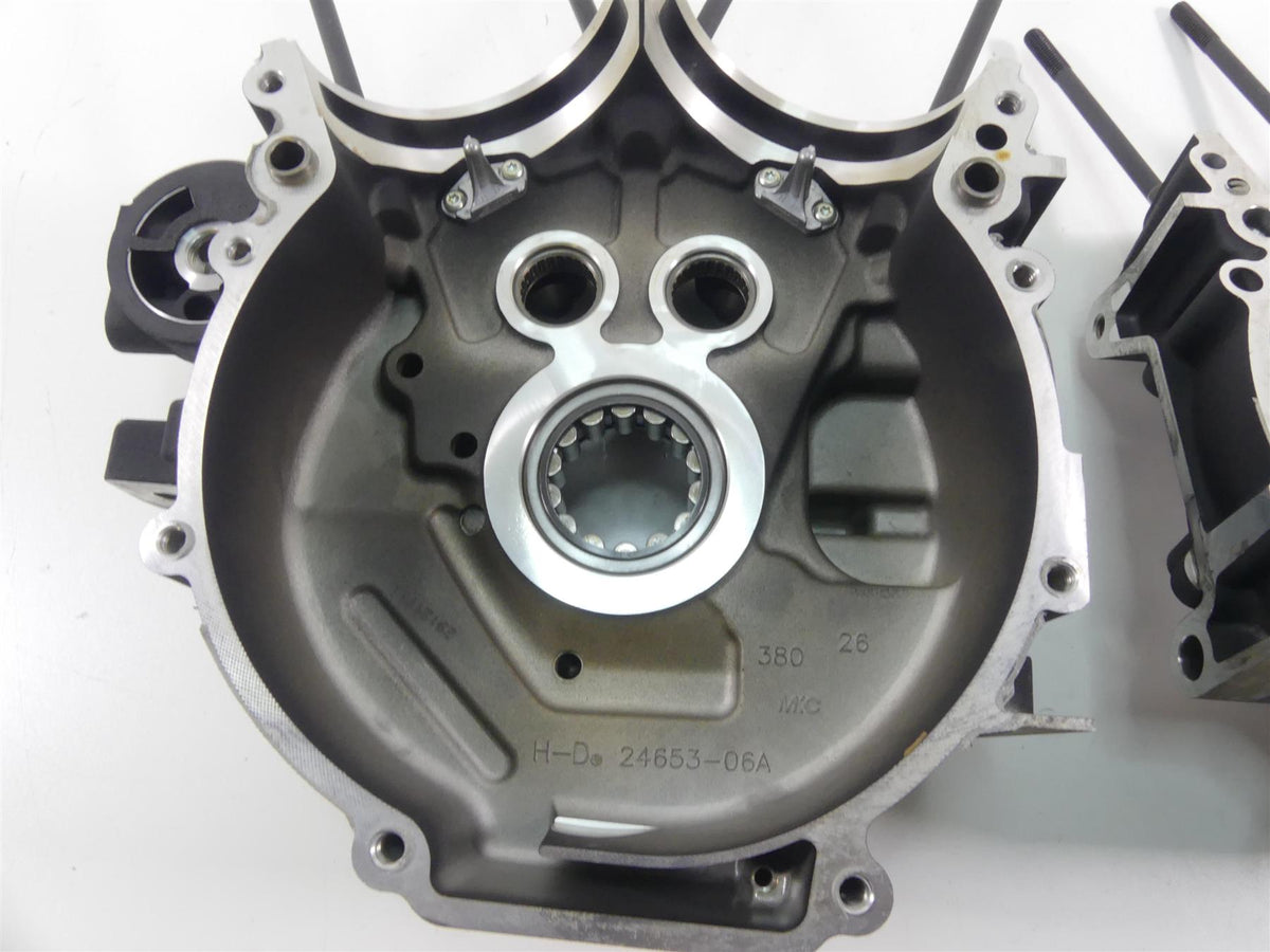 2013 Harley Touring FLHX Street Glide Engine Crankcase Crank Case Set 24653-06A {{ shop.shopifyCountryName }} - Mototech271