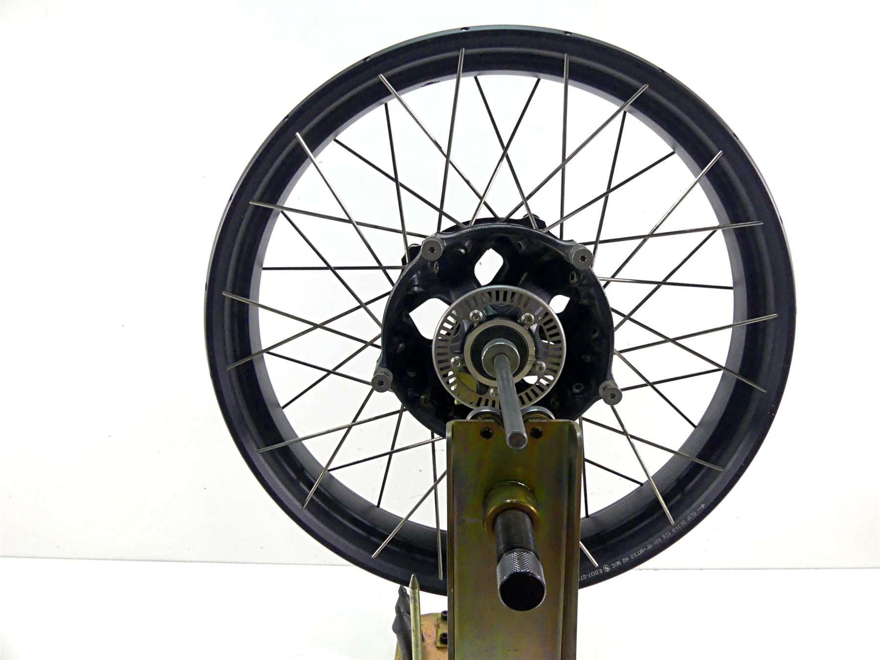 2016 BMW R1200GS Adv K51 Straight Front Wheel Rim Spoke Black 18x3 36318528530 {{ shop.shopifyCountryName }} - Mototech271