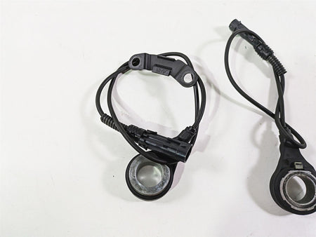 2010 Harley Touring FLHTK Electra Glide Abs Brake Wheel Speed Sensors 40614-08 {{ shop.shopifyCountryName }} - Mototech271