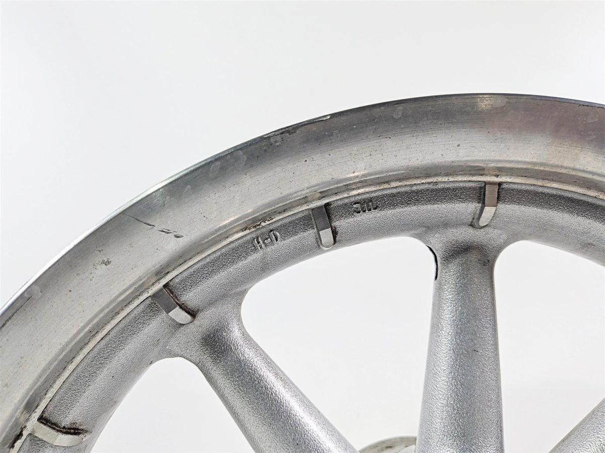 2004 Harley Touring FLTRI Road Glide Straight 9 Spoke 16x3 Front Wheel Rim 43421-00-Mototech271
