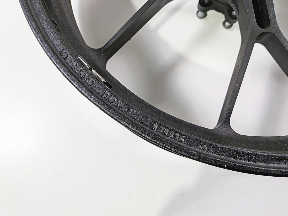 2014 Aprilia RSV4 RR Factory Forged 17x3.5 Front Wheel Rim - Straight 894846 {{ shop.shopifyCountryName }} - Mototech271