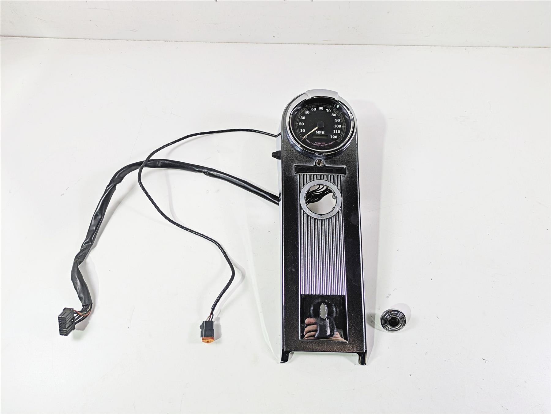 1998 Harley Touring FLHRCI Road King Speedometer & Tank Dash Cover 74k 60960-94B