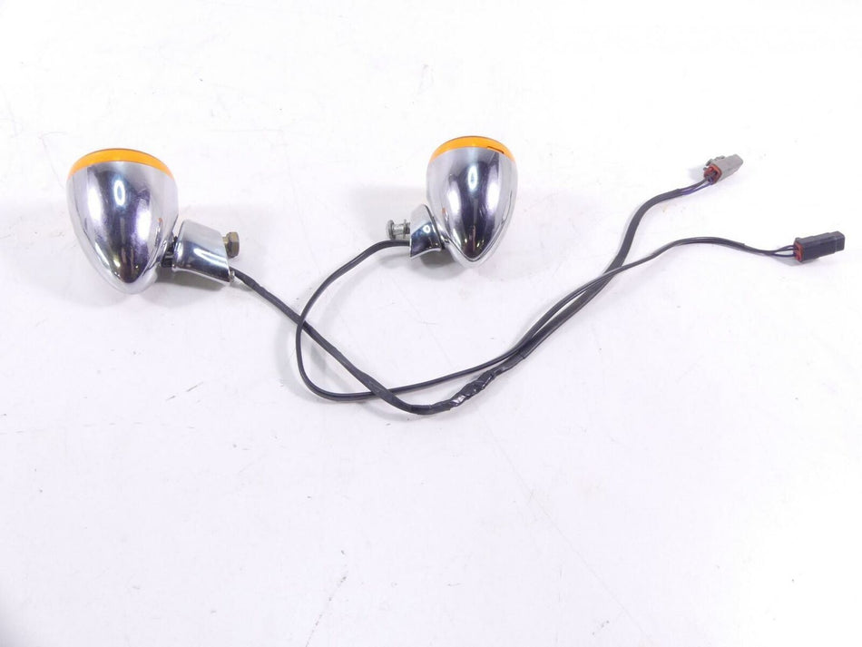 2014 Harley FXSB Softail Breakout Rear Turn Signal Blinker Set 67800223 {{ shop.shopifyCountryName }} - Mototech271
