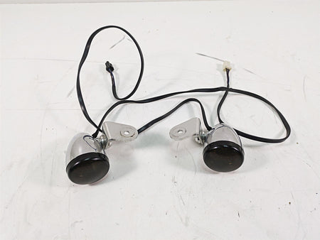 2012 Harley FLD Dyna Switchback Front Led Turn Signal Smoke Blinker Set 68972-00 {{ shop.shopifyCountryName }} - Mototech271