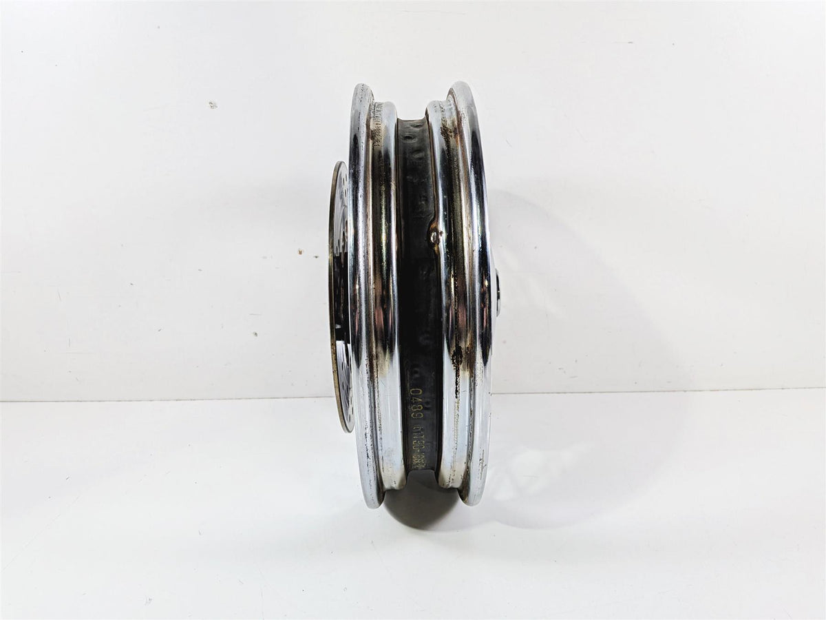 1996 Harley FLSTC Softail Heritage Front Wheel Rim Rotor & Cover 16x3 43005-86 {{ shop.shopifyCountryName }} - Mototech271