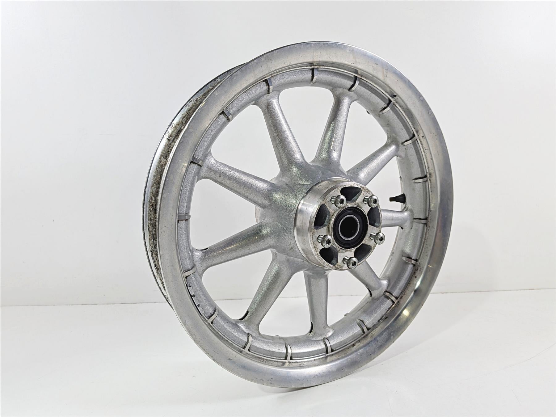 2004 Harley Touring FLTRI Road Glide Straight 9 Spoke 16x3 Front Wheel Rim 43421-00-Mototech271