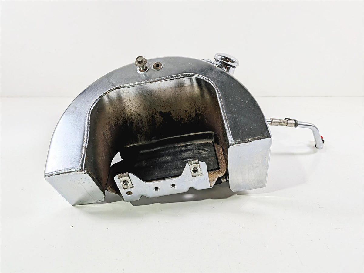 2005 Harley Softail FLSTFSE CVO Fat Boy Chrome Oil Tank & Lines 62498-00A-Mototech271