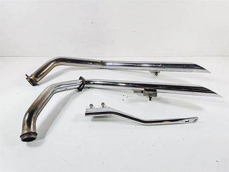 2003 Harley Sportster XL1200 Drag Pipes Slash Cut Exhaust System {{ shop.shopifyCountryName }} - Mototech271