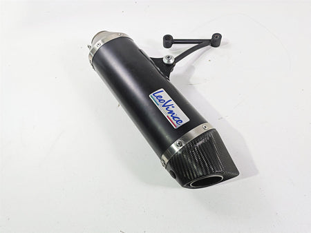 Inlet 54mm 17.5" Long Left Leo Vince Universal Exhaust Pipe Muffler Silencer Can {{ shop.shopifyCountryName }} - Mototech271