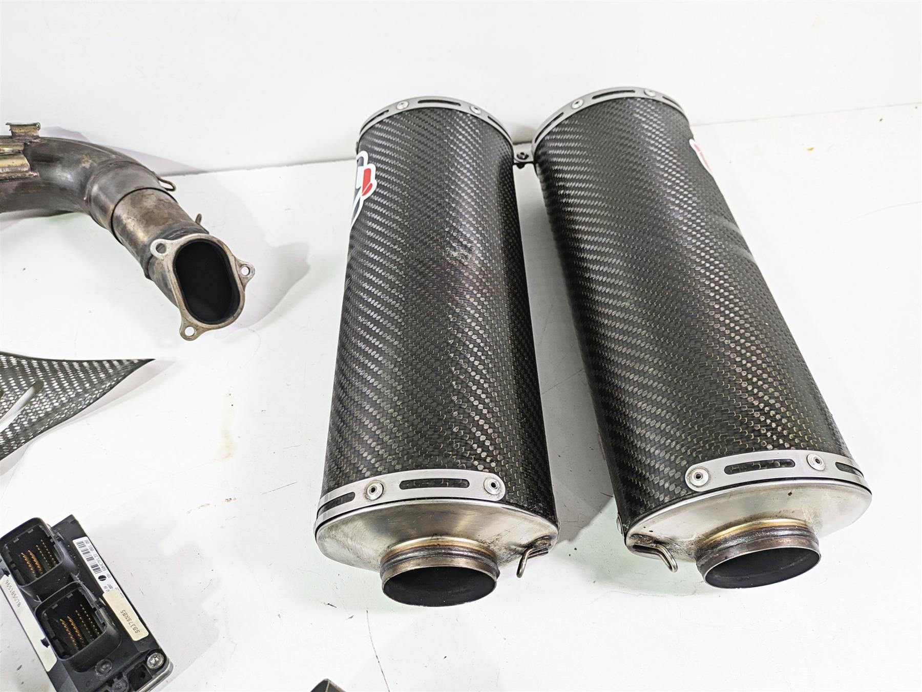 2008 Ducati SBK 1098 S Termignoni Full Exhaust Muffler Header Cdi Set 96117807B {{ shop.shopifyCountryName }} - Mototech271