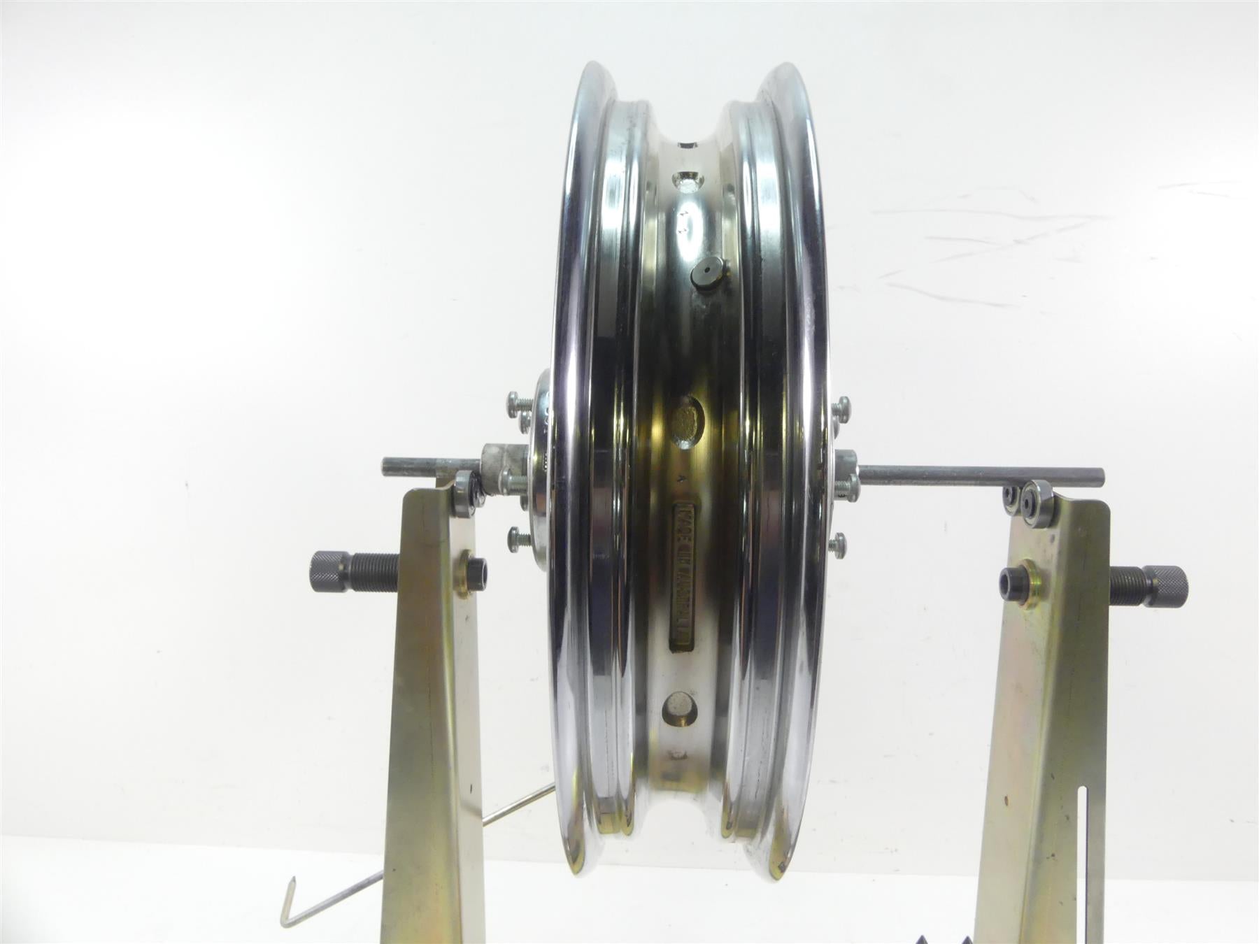 2007 Harley FLHTCU SE CVO Electra Glide Front 9 Spoke Chrome Wheel 16x3 43539-08 {{ shop.shopifyCountryName }} - Mototech271
