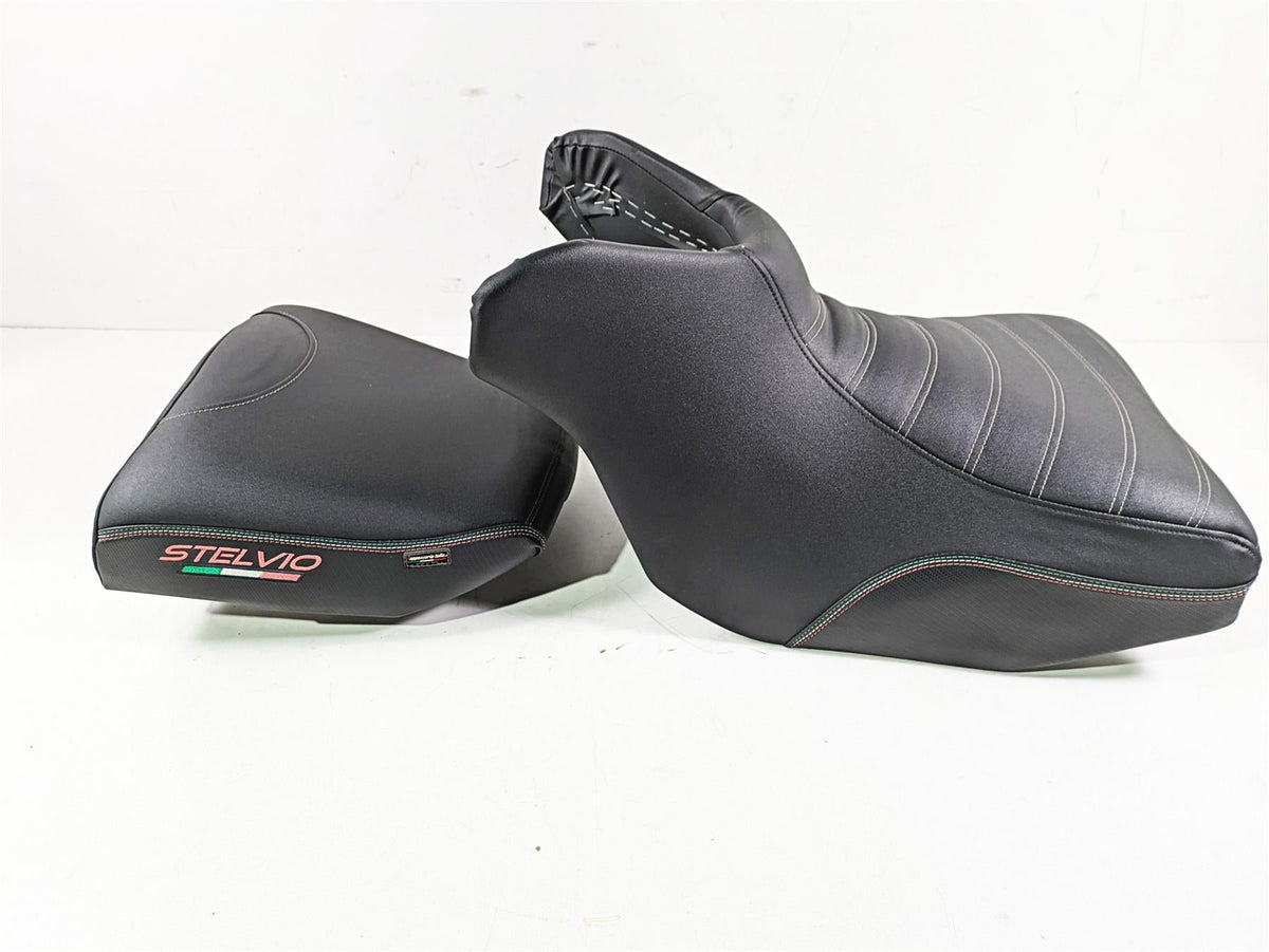 2016 Moto Guzzi Stelvio 1200 8V NTX Tappezzeria Italia Seat Set 88617600A2 {{ shop.shopifyCountryName }} - Mototech271