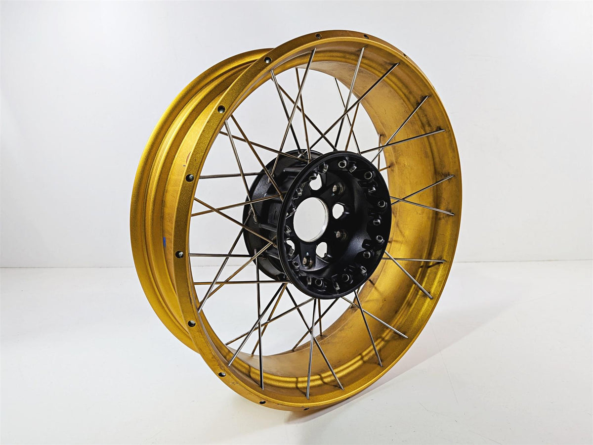 2021 BMW R1250GS K51 Adventure Straight 17x4.5 Gold Rear Spoke Wheel Rim 36318404333-Mototech271