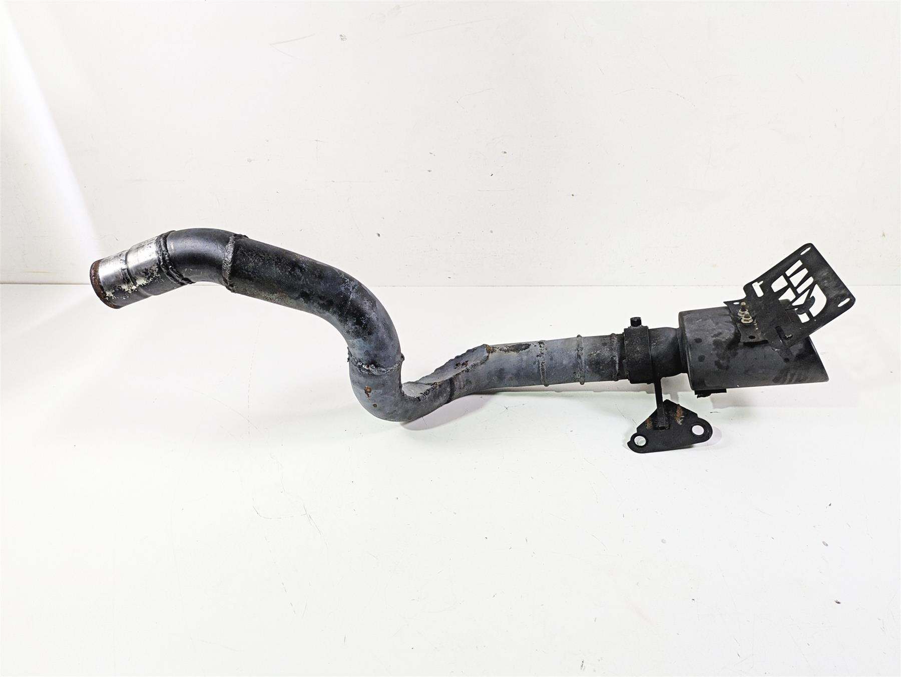 2016 Ducati Monster 1200 S Homemade Under Seat Straight Pipe Exhaust Muffler {{ shop.shopifyCountryName }} - Mototech271