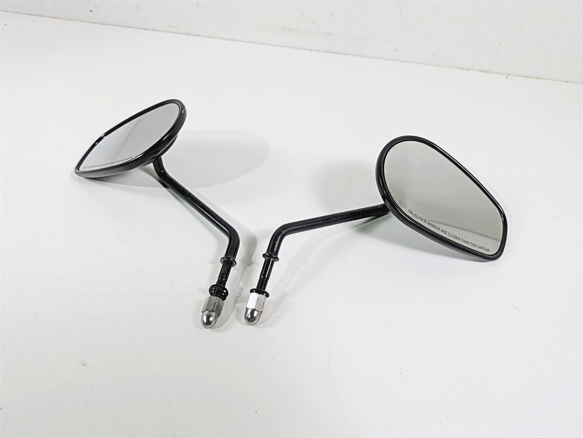 2014 Harley FXDF Dyna Fat Bob Rear View Mirror Set Black 91909-03B 91910-03B {{ shop.shopifyCountryName }} - Mototech271