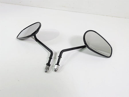 2014 Harley FXDF Dyna Fat Bob Rear View Mirror Set Black 91909-03B 91910-03B {{ shop.shopifyCountryName }} - Mototech271