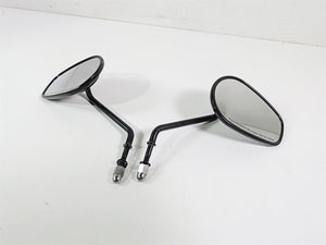 2014 Harley FXDF Dyna Fat Bob Rear View Mirror Set Black 91909-03B 91910-03B