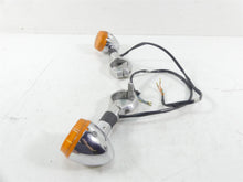 Load image into Gallery viewer, 2003 Honda VTX1800R Front Blinker Turn Signal Lights &amp; Clamp Set 33400-MBH-672 | Mototech271

