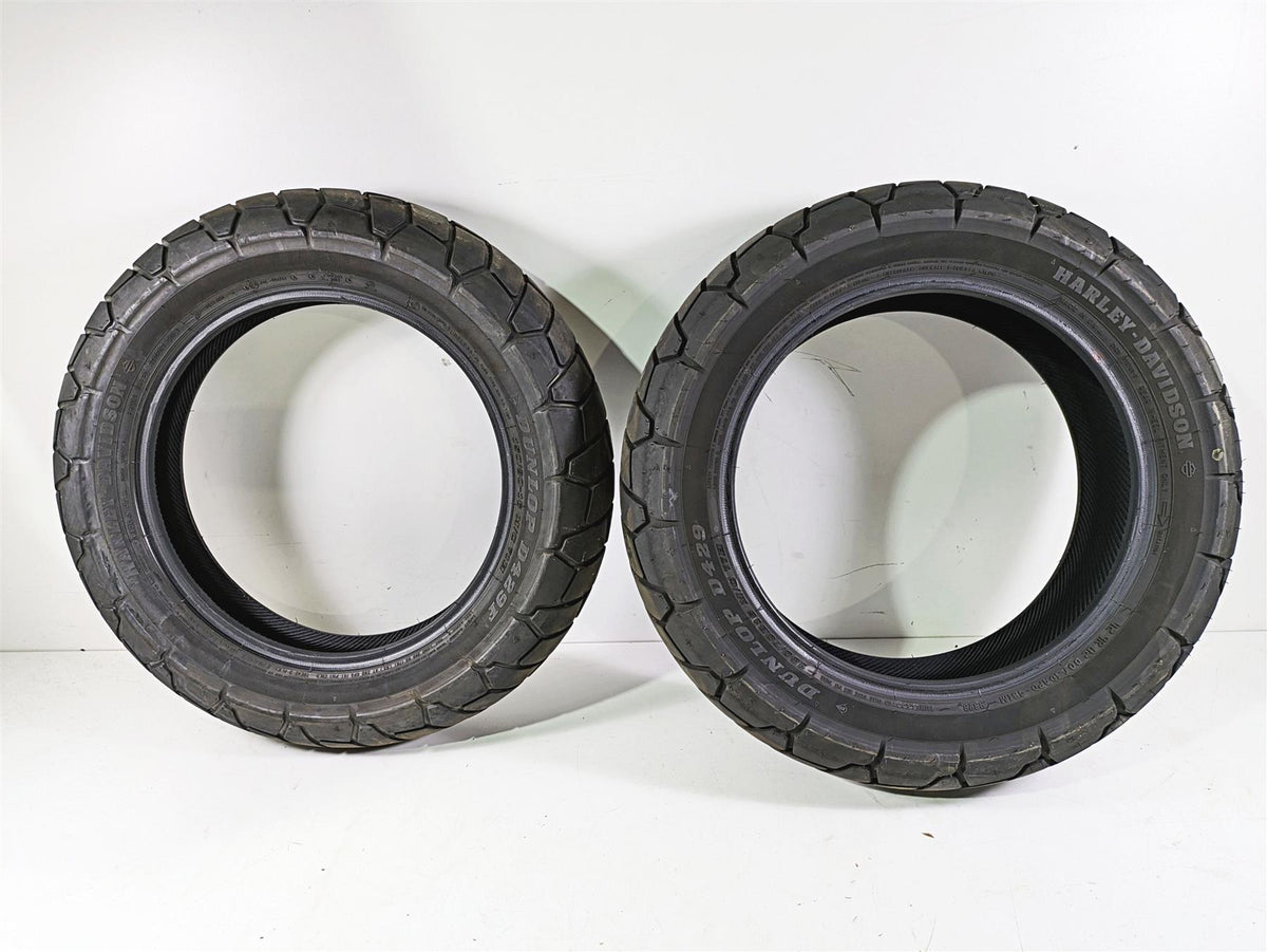 Harley Davidson Front Rear Dunlop D429 Tire Set 43100039 43200039 {{ shop.shopifyCountryName }} - Mototech271