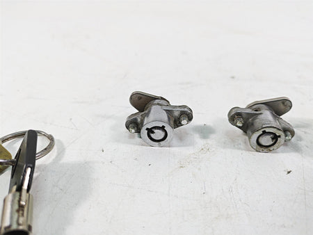 1999 Harley Touring FLHTC Electra Glide Tank Lid Bag Locks & 3 Keys 61029-92A {{ shop.shopifyCountryName }} - Mototech271