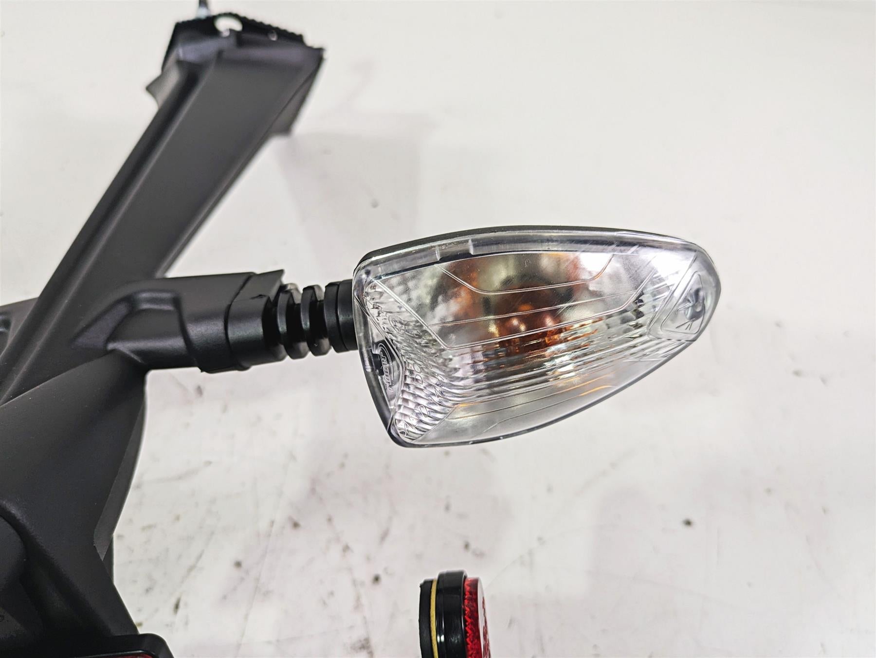2023 Triumph Street Triple 765 RS Rear License Plate Holder & Blinker T2302024 {{ shop.shopifyCountryName }} - Mototech271